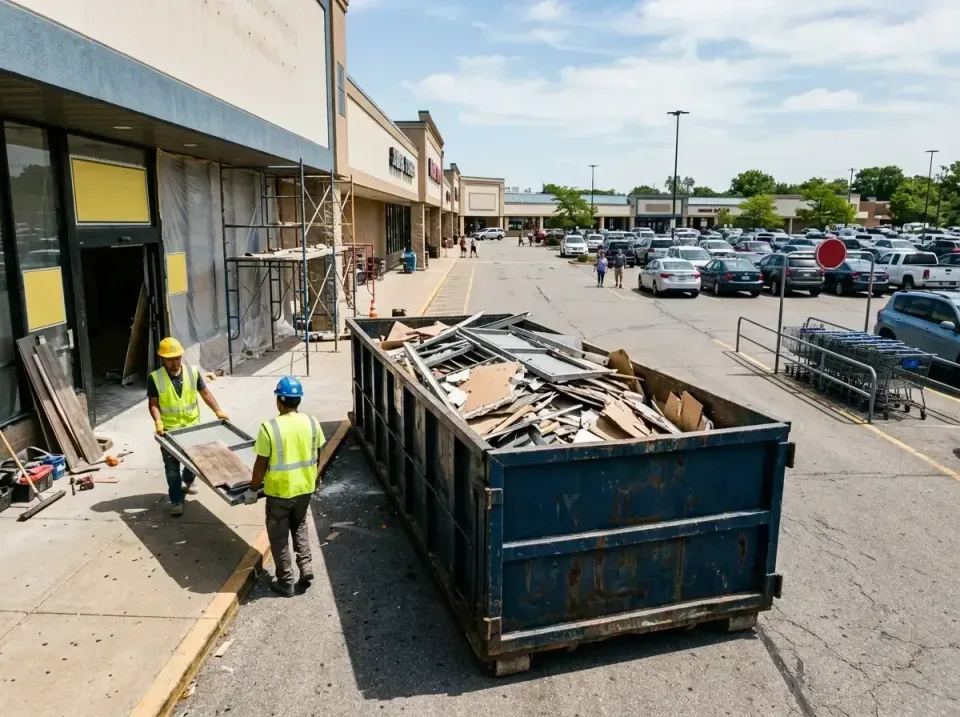 retail-store-renovation-debris-003 — frequently asked questions, Roll-off Dumpster Rentals in Fortuna Foothills, AZ